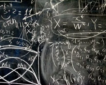 Bild einer Mathematiktafel