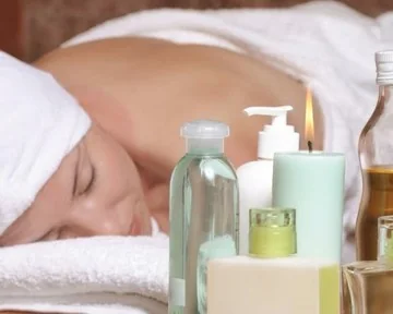 Bild eines entspannenden Moments mit einer Massage